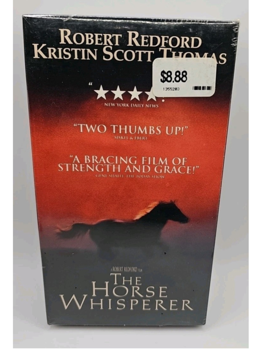 The Horse Whisperer (VHS, 1998) New Sealed Robert Redford, Kristin Scott Thomas